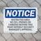 Signmission Restricted Area No Cell Phones Or Cameras, 14 in W x Rectangle, Plastic OS-2PACK-NS-P-1014-L-18080 - alternate 7